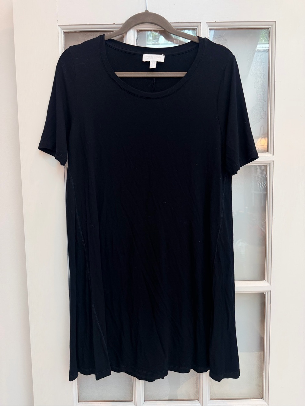 White Label The White Company Chic Navy Scoop Neck Short Sleeve Dress Size 10 US